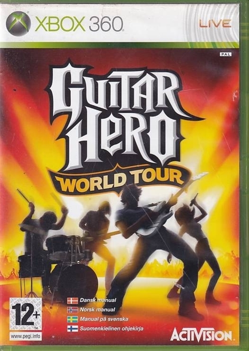Guitar Hero World Tour - Nordic Version - XBOX 360 (B Grade) (Used) (Eng)